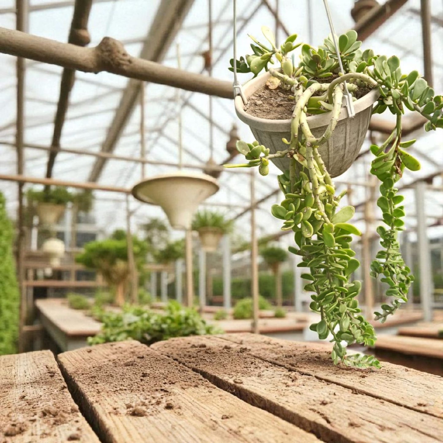 Hanging Crassula jade Succulent Plant